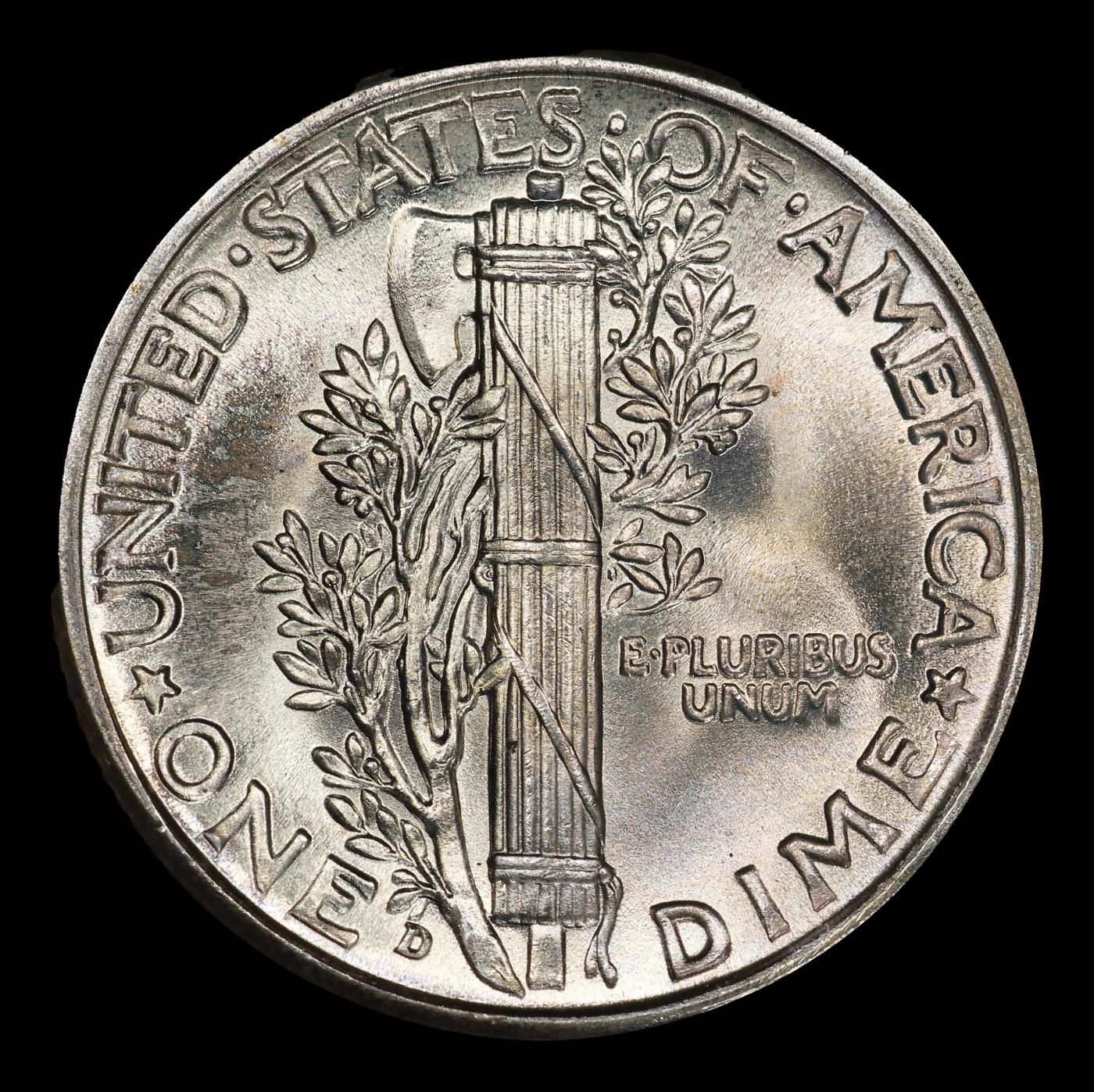 1939-d Mercury Dime Near Top Pop! 10c ms68 FSB SEGS