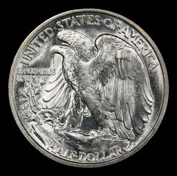 1941-s Walking Liberty Half Dollar Near Top Pop 50c ms66+ SEGS