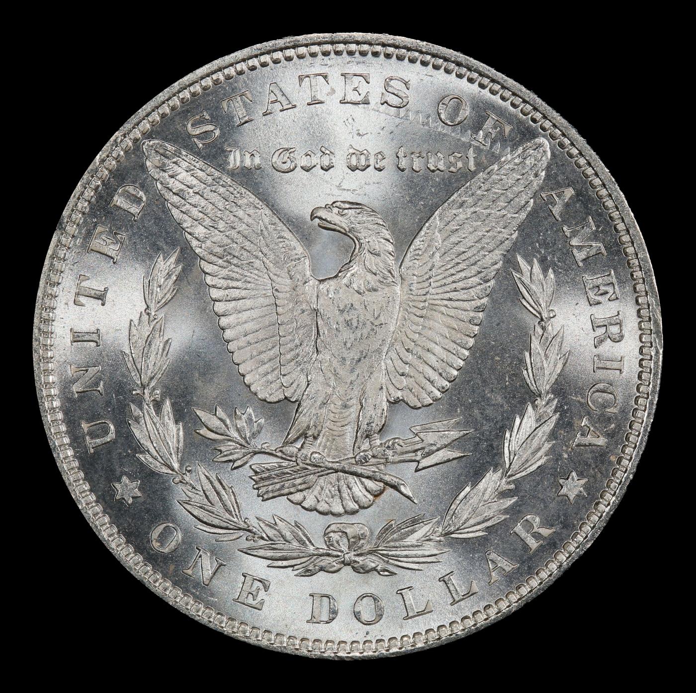 1883-p Morgan Dollar $1 Grades ms66