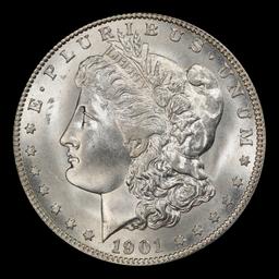 1901-o Morgan Dollar $1 Grades ms66