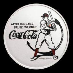 Coca Cola Batter Colorized Style - 1 oz Silver Round Round
