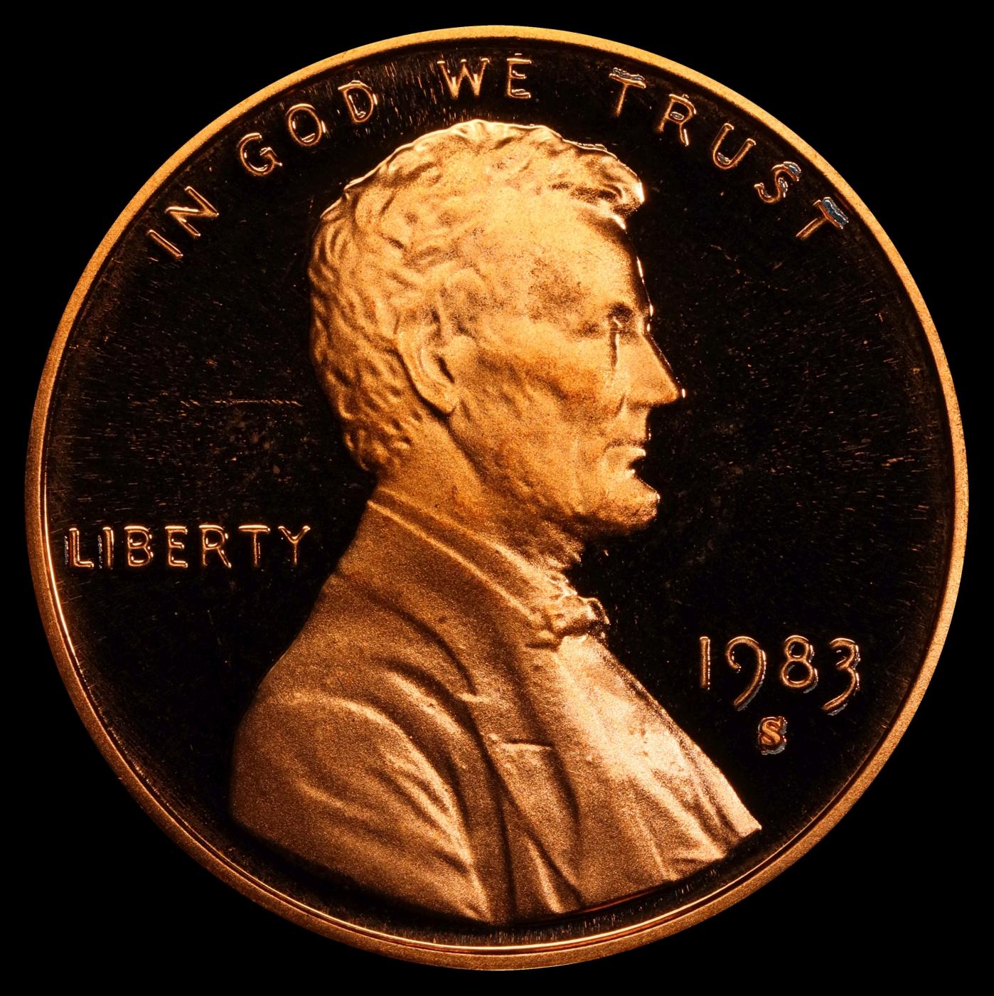 1983-s Proof Lincoln Cent 1c pr70 rd dcam SEGS
