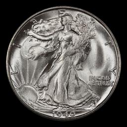 1940-s Walking Liberty Half Dollar TOP POP! 50c ms67+ SEGS