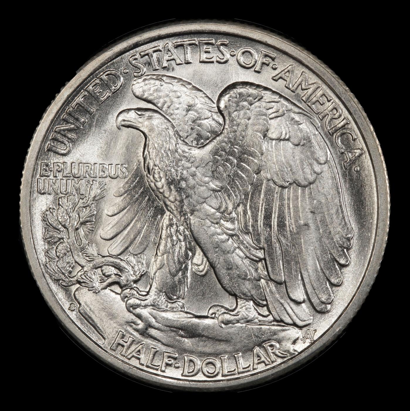 1941-s Walking Liberty Half Dollar TOP POP! 50c ms67+ SEGS