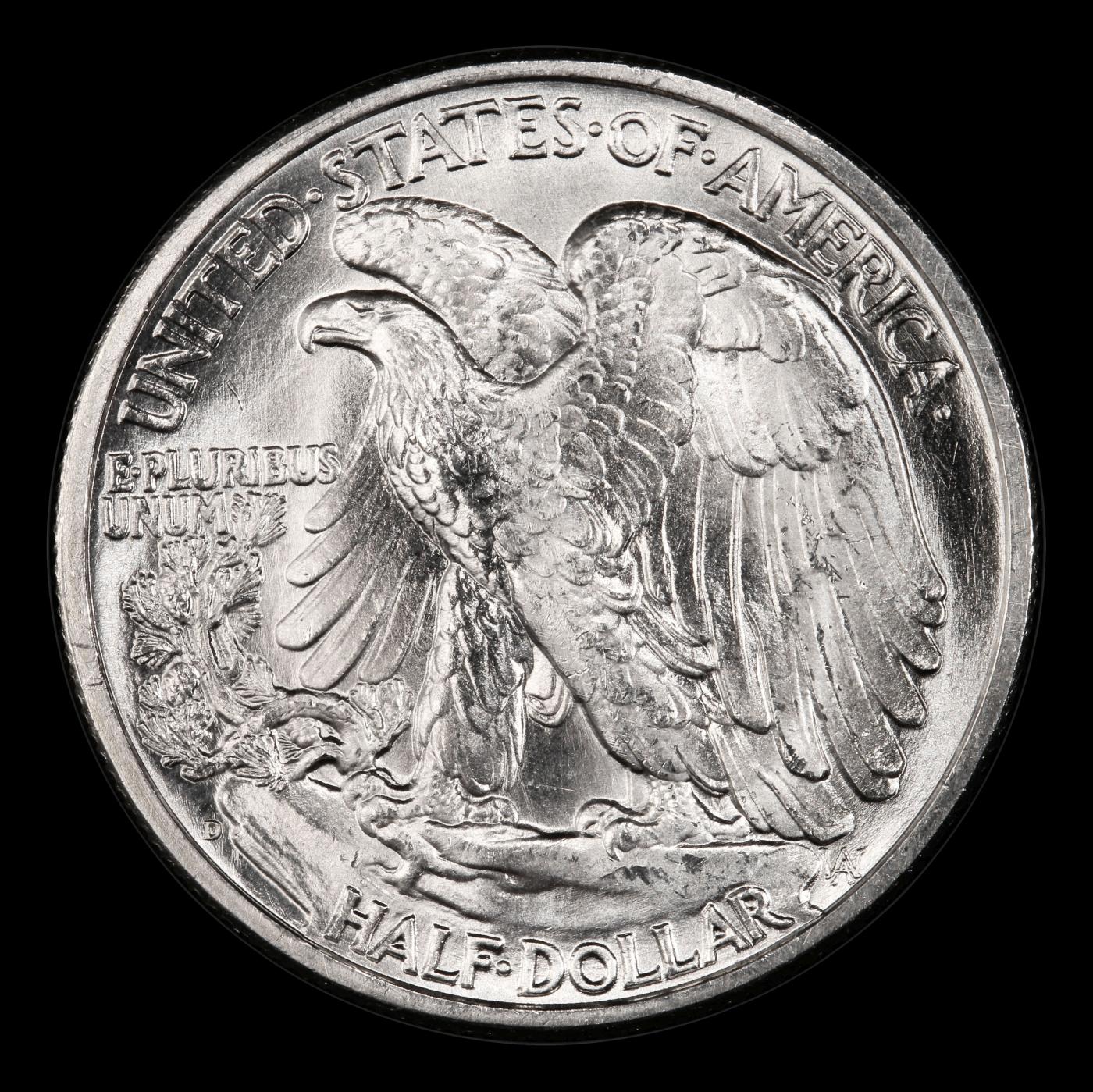1939-s Walking Liberty Half Dollar Near Top Pop 50c ms67 SEGS