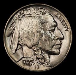 1937-p Buffalo Nickel 5c ms67 SEGS