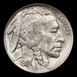 1918-p Buffalo Nickel Near Top Pop! 5c ms66+ SEGS