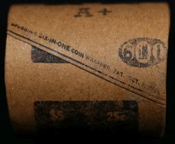 AE- Rare A+ Level GIMBLES 10 Coin Peace Circ Dollar $1 Roll