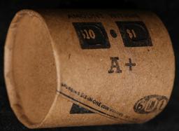 AE- Rare A+ Level GIMBLES 10 Coin Peace Circ Dollar $1 Roll