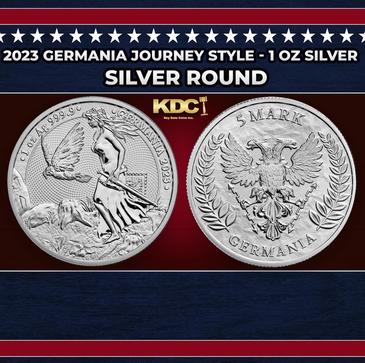 2023 Germania Journey Style - 1 oz Silver Round Round