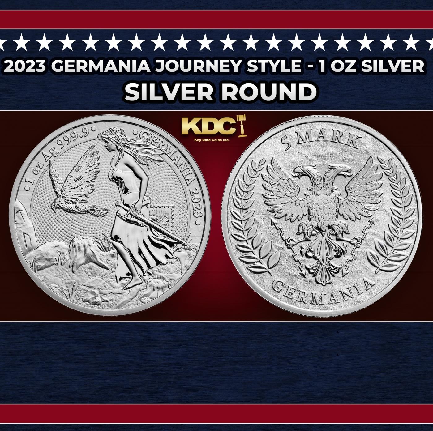 2023 Germania Journey Style - 1 oz Silver Round Round