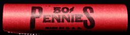BU Shotgun Lincoln 1c roll, 1965-p 50 pcs Bank Wrapper 50c