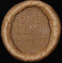 Lincoln Wheat Cent 1c Mixed Roll Orig Brandt McDonalds Wrapper, 1912-d end, Wheat other end