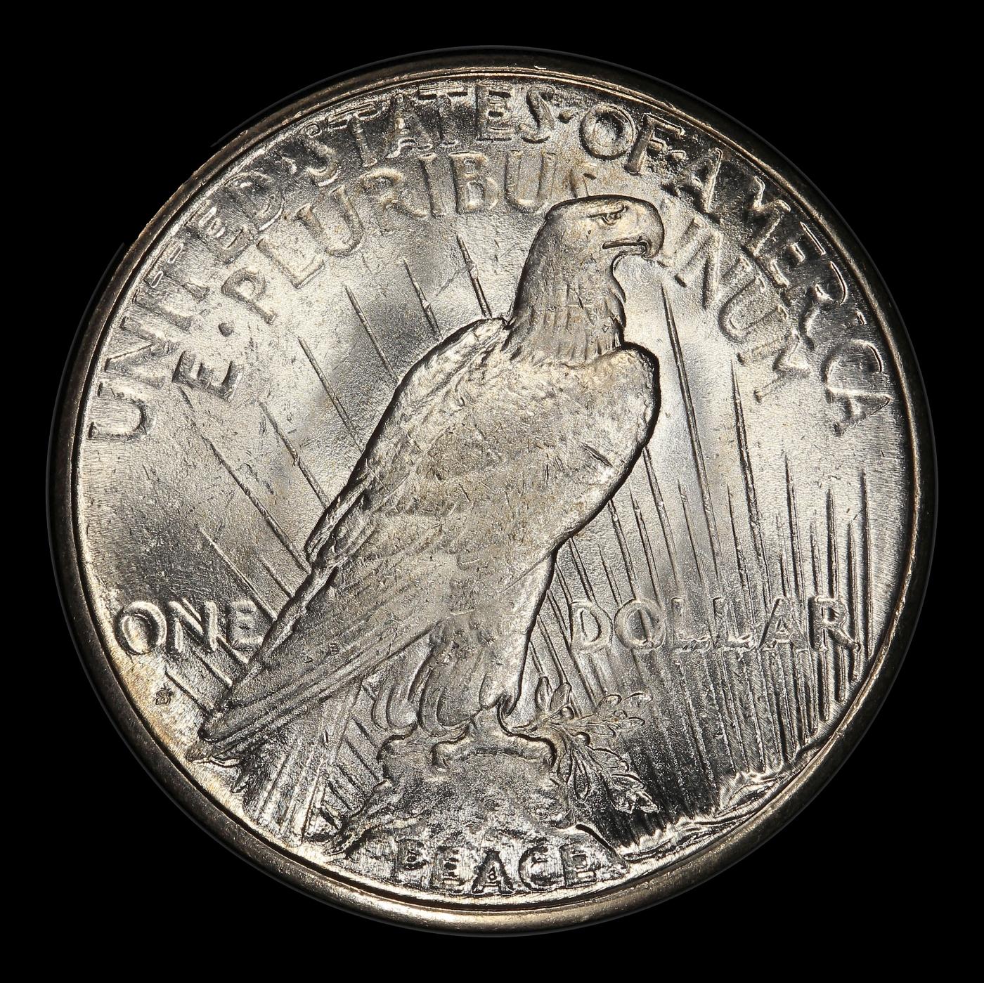 1925-s Peace Dollar Near Top Pop $1 ms64+ SEGS