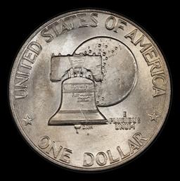 1976-p Ty 2 Eisenhower Dollar Near Top Pop $1 ms67 SEGS