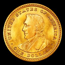 1904 Lewis & Clark Gold Commem Dollar 1 ms66+ SEGS