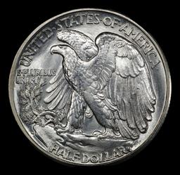 1945-d Walking Liberty Half Dollar TOP POP! 50c ms68 SEGS