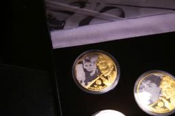 5 Coin Gold Plated the legendary, The timeless, Audrey Hepburn Set