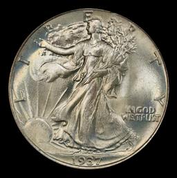 1937-p Walking Liberty Half Dollar TOP POP! 50c ms68 SEGS