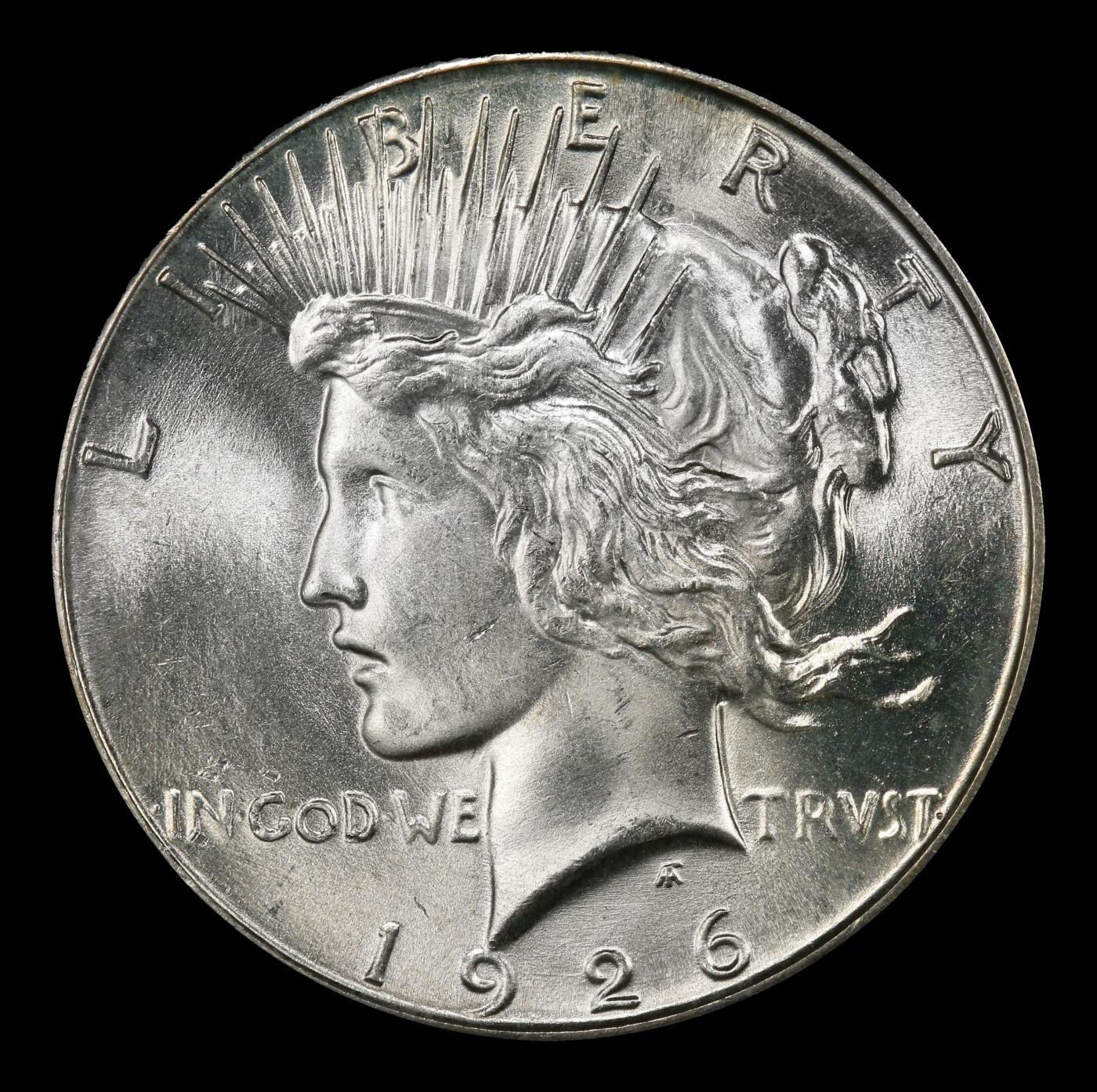 1926-s Peace Dollar Near Top Pop $1 ms66 SEGS