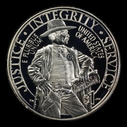 2015-P U.S. Marshals Service Proof Modern Commem Dollar $1 pr70 dcam SEGS