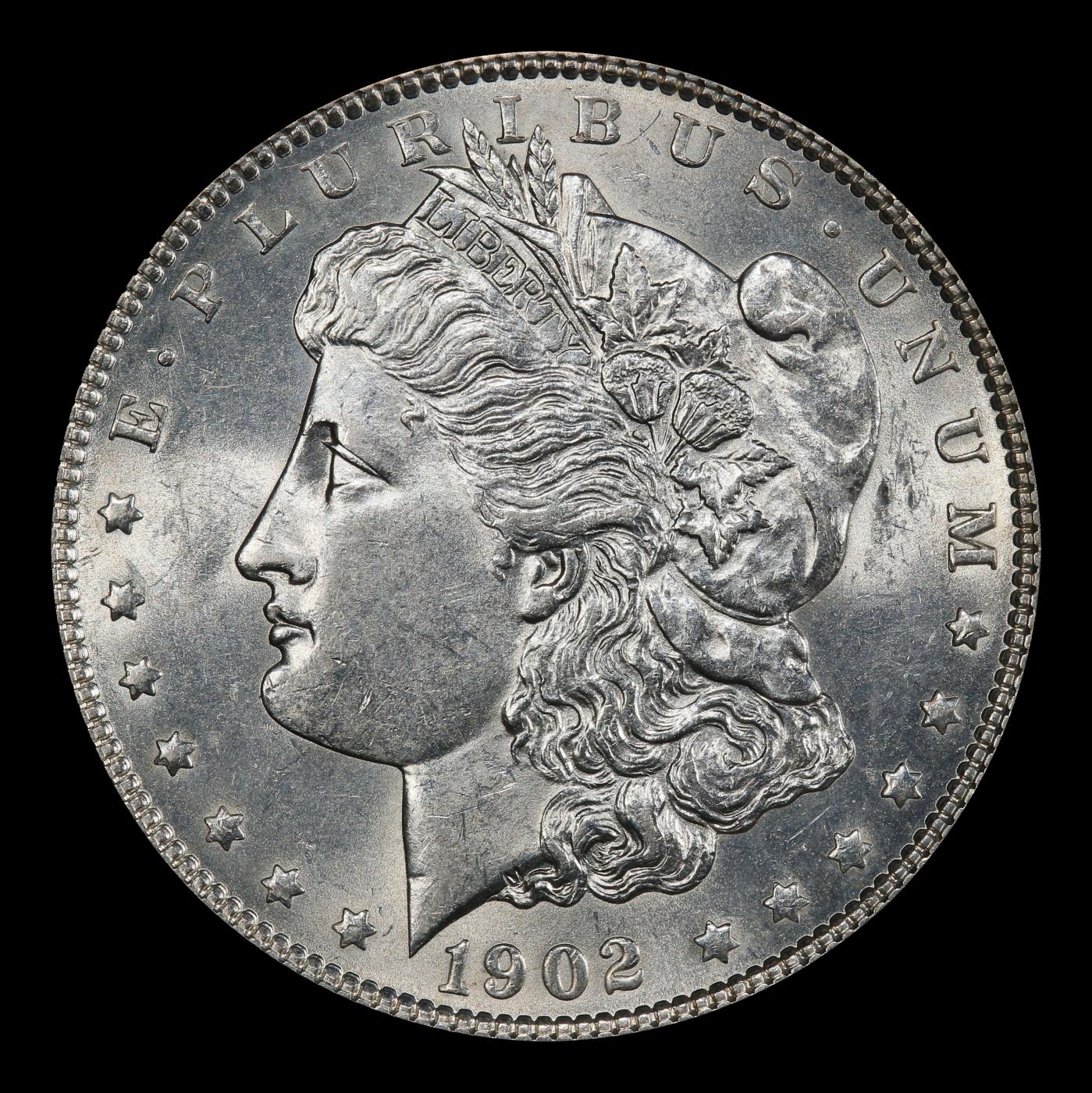 1902-p Morgan Dollar $1 Grades ms62