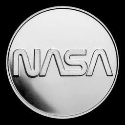2022 NASA Mesa Grande  Worm Logo BU - 1 oz Silver Round Round
