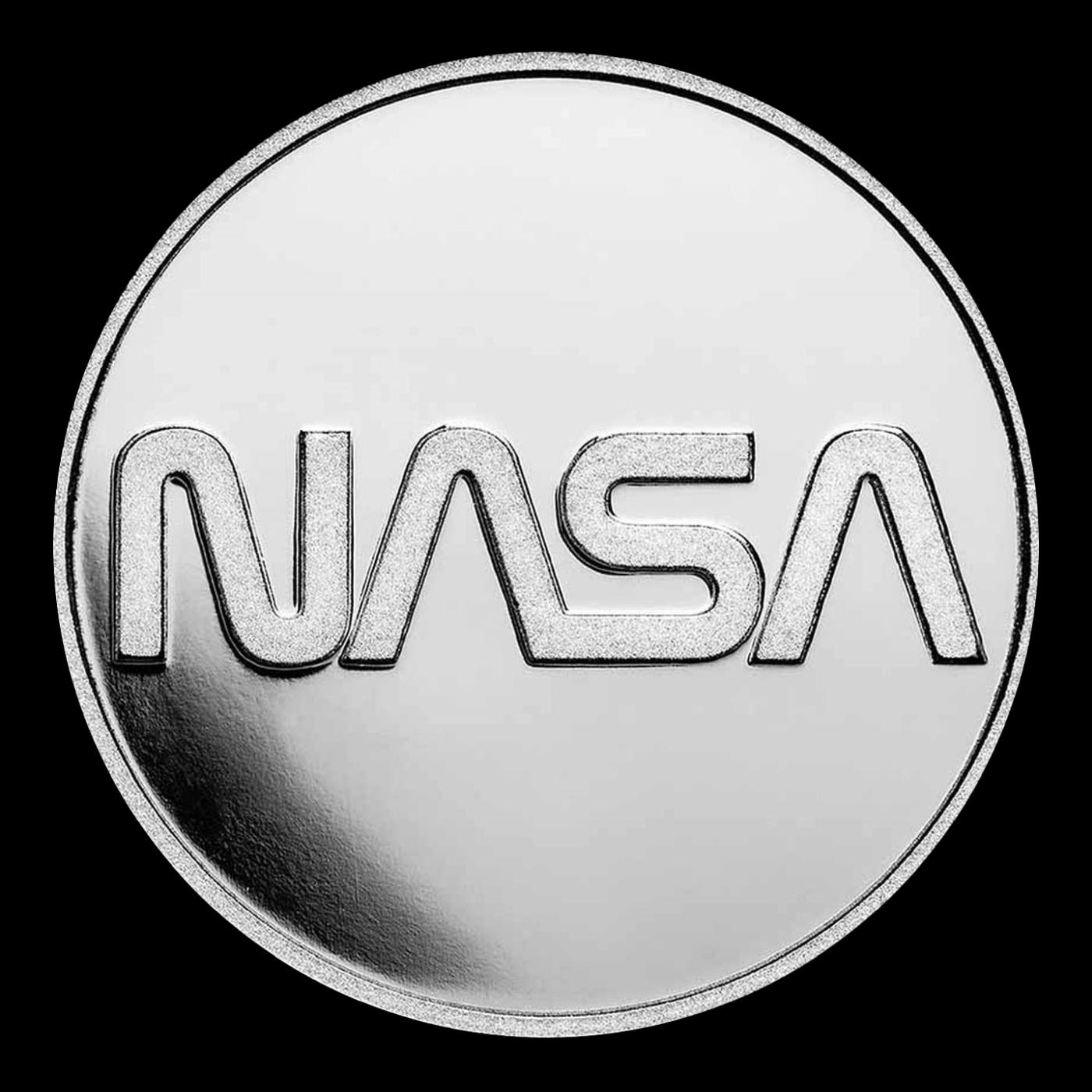 2022 NASA Mesa Grande  Worm Logo BU - 1 oz Silver Round Round