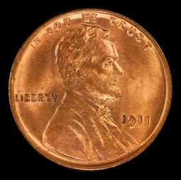 1911-d Lincoln Cent 1c ms65 rd SEGS