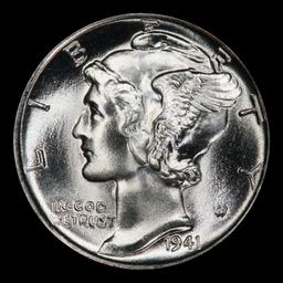1941-p Mercury Dime Near Top Pop! 10c ms68 FSB SEGS