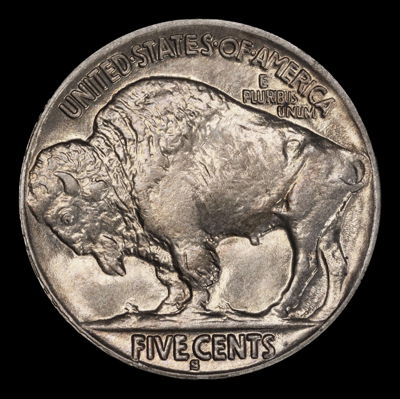 1914-s Buffalo Nickel 5c ms66 SEGS