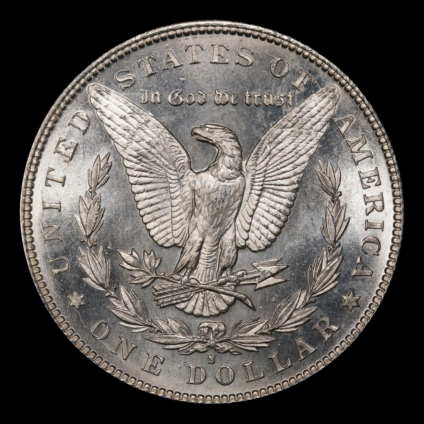 1897-s Morgan Dollar $1 Grades ms64+