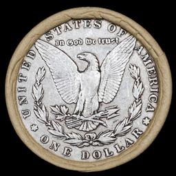CA- SEARS Circ Morgan Silver Dollar 10 Coin Roll 1894/'P' Rev Ends