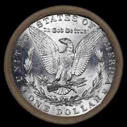 OY- 10 Coin Mixed Morgan/Peace SEARS UNC Dollar $1 Roll Morgan 'P' Rev/Peace 'P' Rev Ends