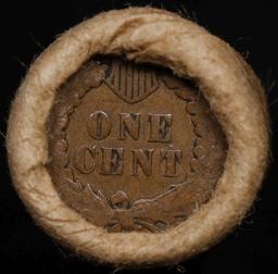Lincoln Wheat Cent 1c Mixed Roll Orig Brandt McDonalds Wrapper, 1914-p end, Indian other end