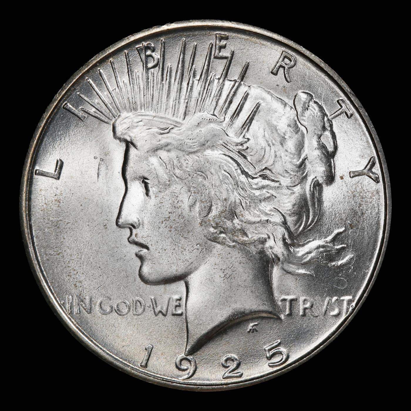 1925-s Peace Dollar Near Top Pop $1 ms64+ SEGS