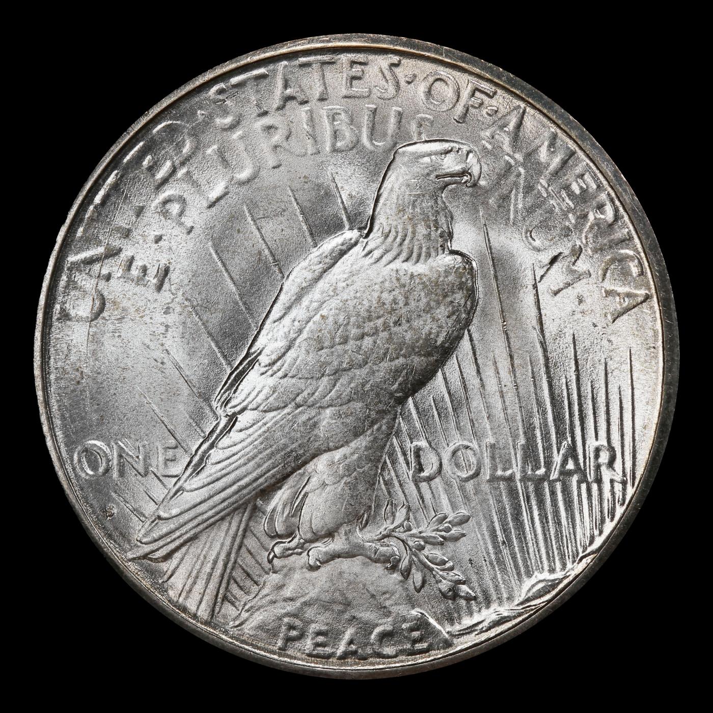 1925-s Peace Dollar Near Top Pop $1 ms64+ SEGS