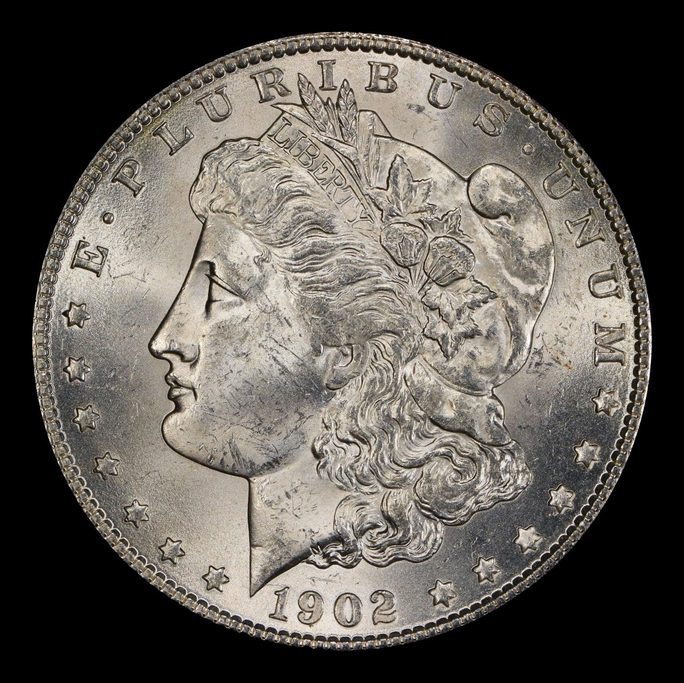 1902-o Morgan Dollar $1 Grades ms63