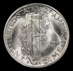 1945-s Mercury Dime Near Top Pop! 10c ms67+ fsb SEGS