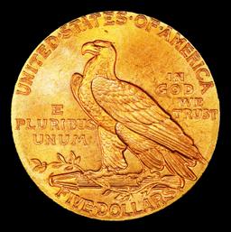 1909-p Gold Indian Half Eagle $5 ms64+ USCG