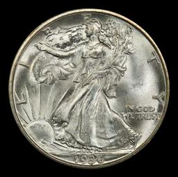 1936-d Walking Liberty Half Dollar TOP POP! 50c ms67+ SEGS