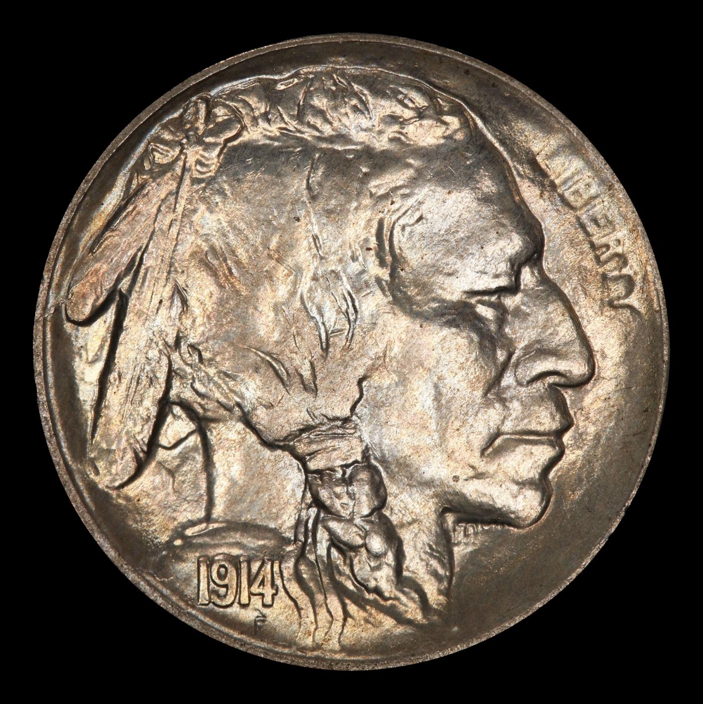 1914-s Buffalo Nickel 5c ms65+ SEGS