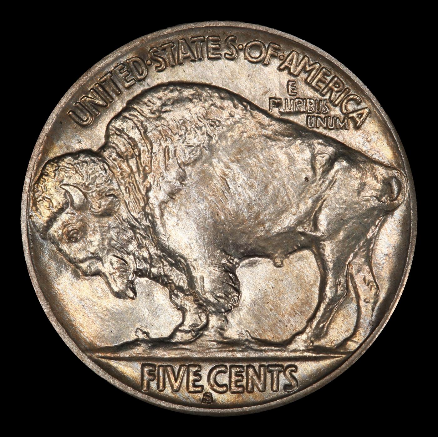 1914-s Buffalo Nickel 5c ms65+ SEGS