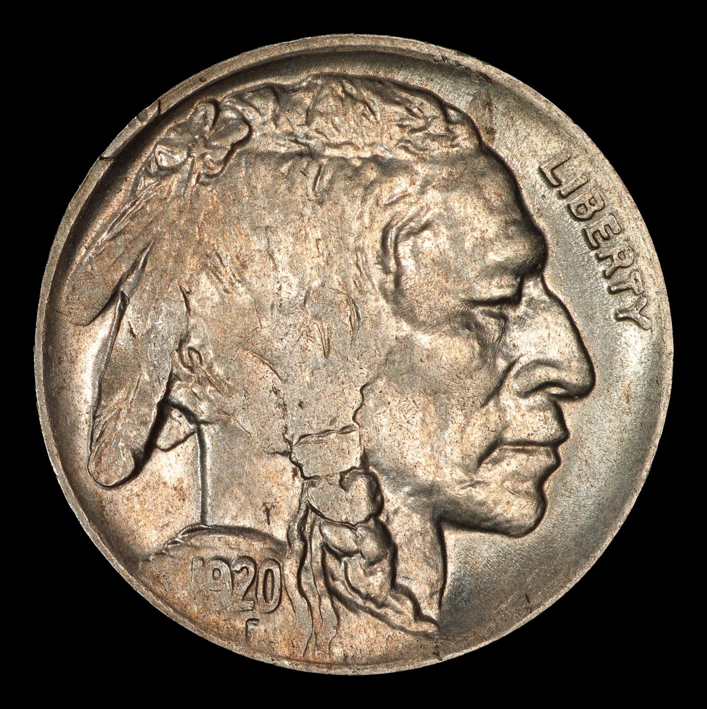 1920-d Buffalo Nickel 5c ms63 USCG