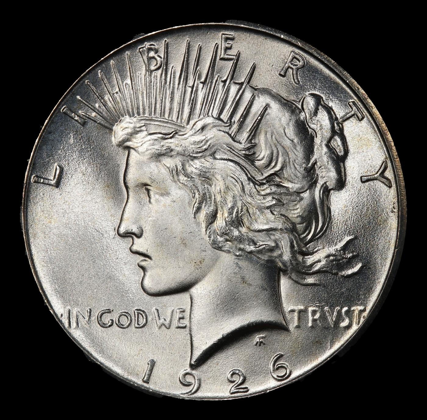 1926-p Peace Dollar Near Top Pop $1 ms66+ SEGS