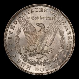 1880-p Morgan Dollar $1 Grades ms63
