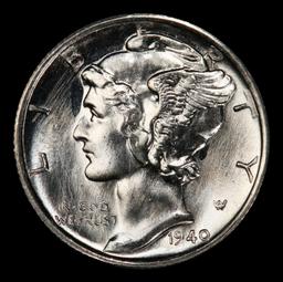 1940-s Mercury Dime Near Top Pop! 10c ms67+ fsb SEGS