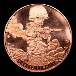 Greaseman Gary - 1oz .999 Fine Copper Round