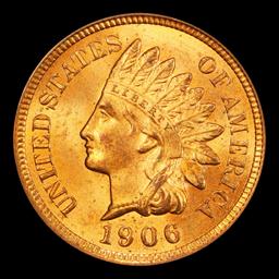 1906 Indian Cent . 1c Grades ms64 rd