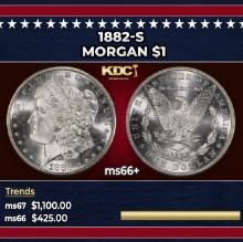 1882-s Morgan Dollar $1 ms66+ SEGS